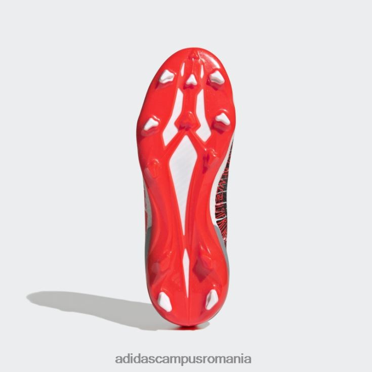 adidas campus romania x speedportal messi.1 crape de teren ferm alb copii alb/negru/rosu J266N211503