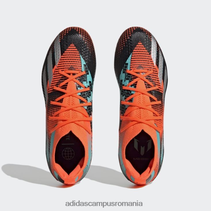 adidas campus romania x speedportal messi.1 fg j portocaliu copii portocaliu/argintiu/negru J266N224853