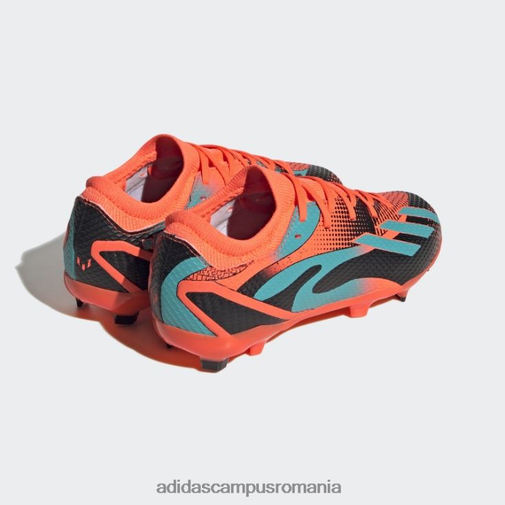 adidas campus romania x speedportal messi.3 ghete teren ferm portocaliu adidas copii portocaliu/papură cu mentă/negru J266N217592