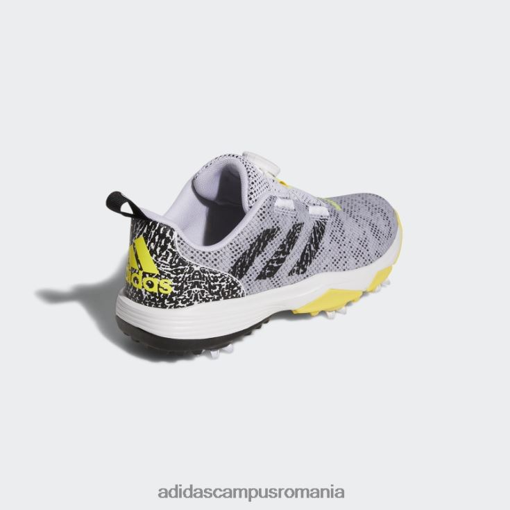 adidas campus romania Codeschaos 22, ediție limitată, pantofi de golf fără vârfuri, negri copii alb/negru/galben J266N211511