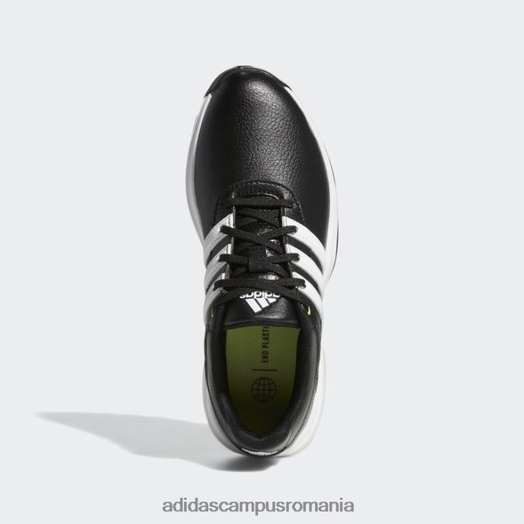 adidas campus romania pantofi de golf pentru juniori tour360 22 negri copii negru/alb/var J266N23584