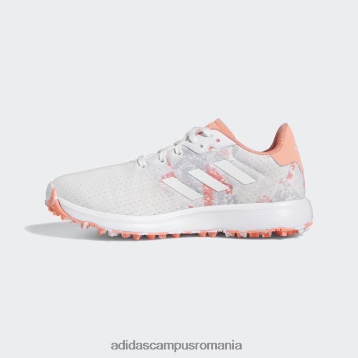 adidas campus romania pantofi de golf s2g sl alb copii alb/coral J266N211347