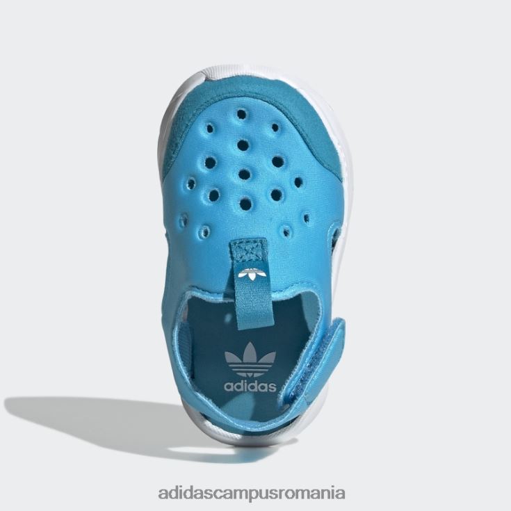 adidas campus romania 360 2.0 sandale sky rush copii papură a cerului/alb/aqua îndrăzneț J266N218151
