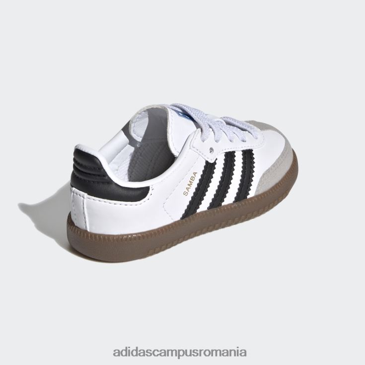 adidas campus romania Hot Gum Samba și pantofi copii alb/negru/gumă J266N217591