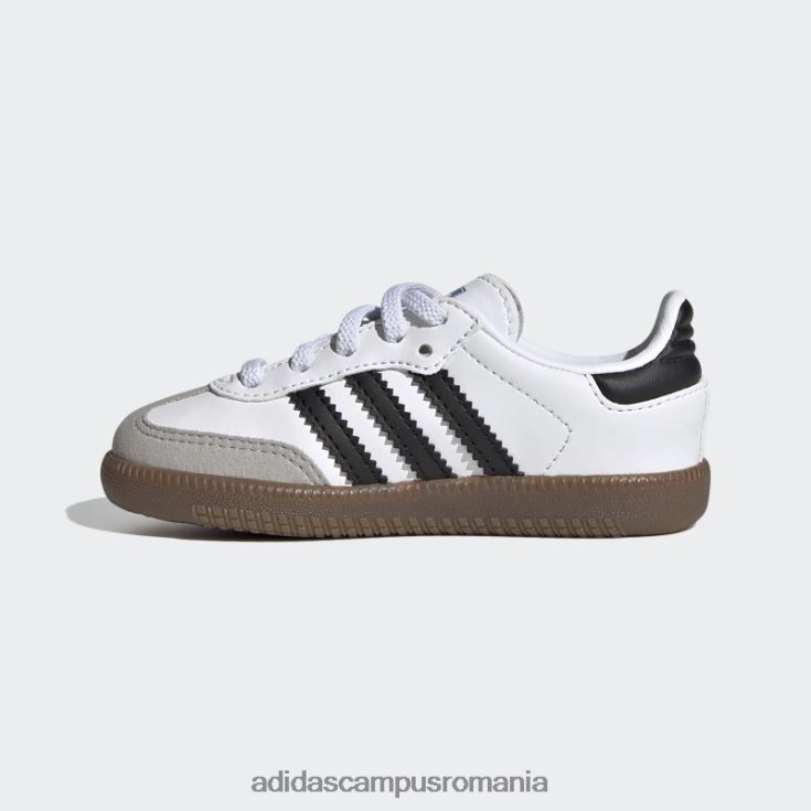 adidas campus romania Hot Gum Samba și pantofi copii alb/negru/gumă J266N217591