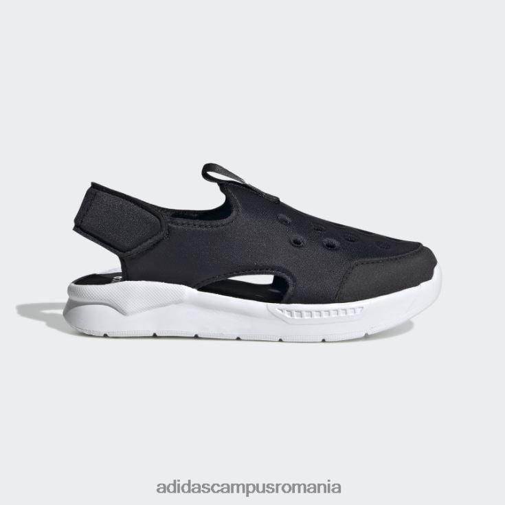 adidas campus romania Sandale 360 ​​2.0 negre copii alb negru J266N217852