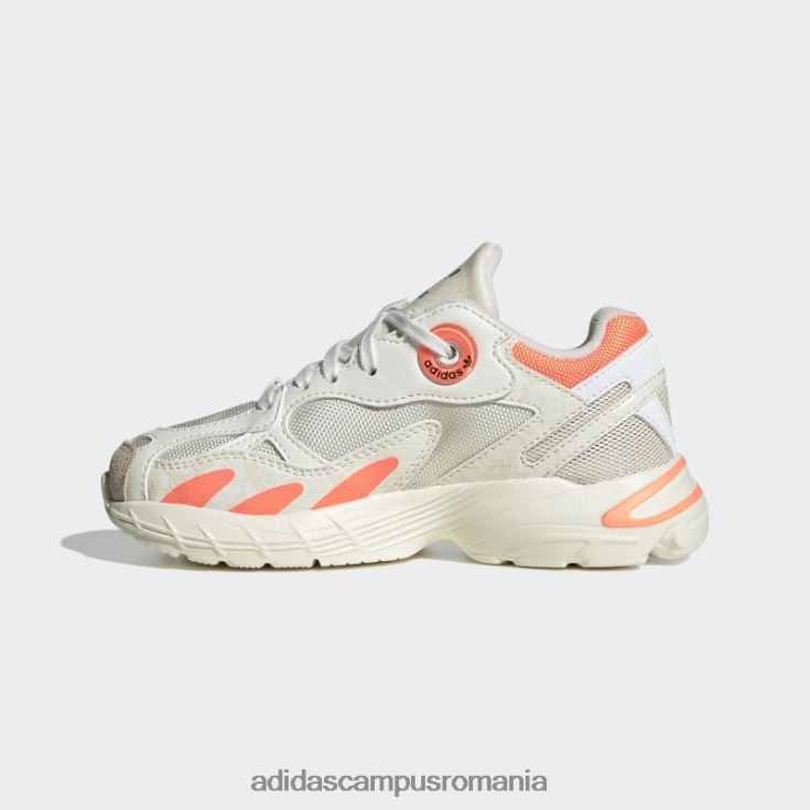 adidas campus romania astir pantofii fascicul portocaliu copii alb/portocaliu fascicul J266N217953