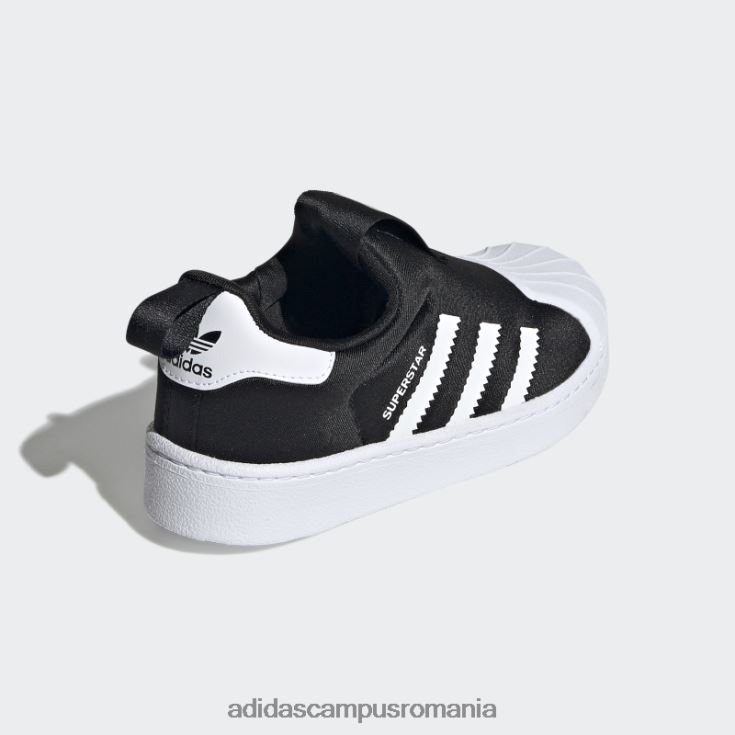 adidas campus romania auriu metalic superstar 360 pantofi moda copii negru/alb/auriu metalic J266N217957