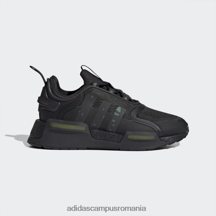 adidas campus romania carbon nmd-v3 pantofi moda copii negru/verde/carbon J266N211334