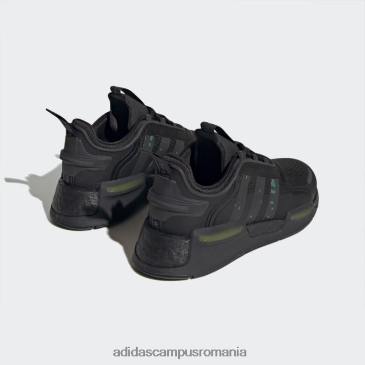 adidas campus romania carbon nmd-v3 pantofi moda copii negru/verde/carbon J266N211334