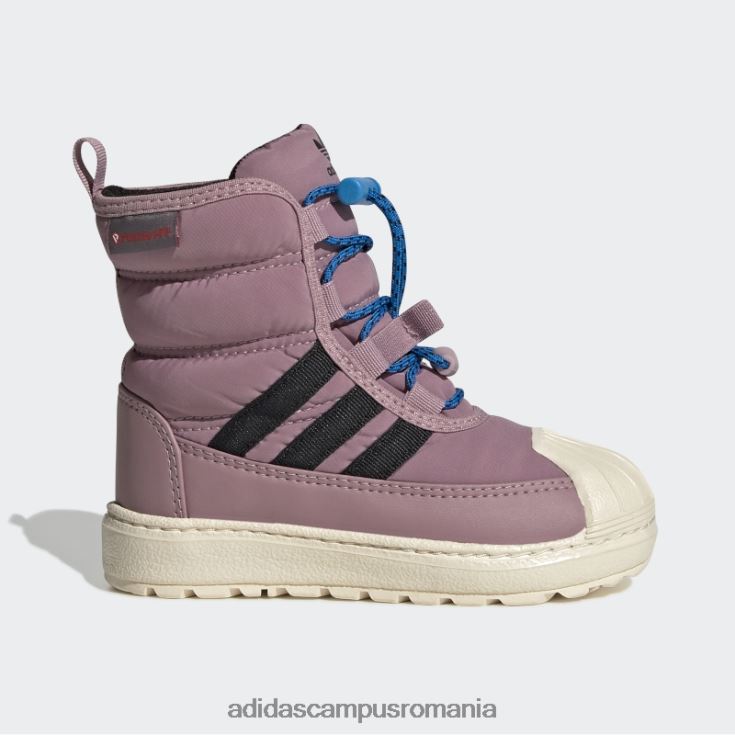 adidas campus romania cizme blue rush superstar 360 2.0 stilate copii papură mov/negru/albastru J266N211207