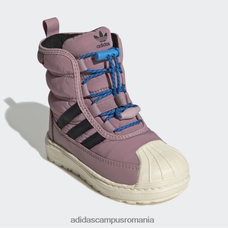 adidas campus romania cizme blue rush superstar 360 2.0 stilate copii papură mov/negru/albastru J266N211207
