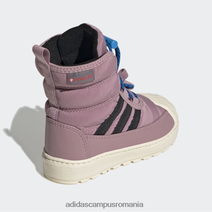 adidas campus romania cizme blue rush superstar 360 2.0 stilate copii papură mov/negru/albastru J266N211207