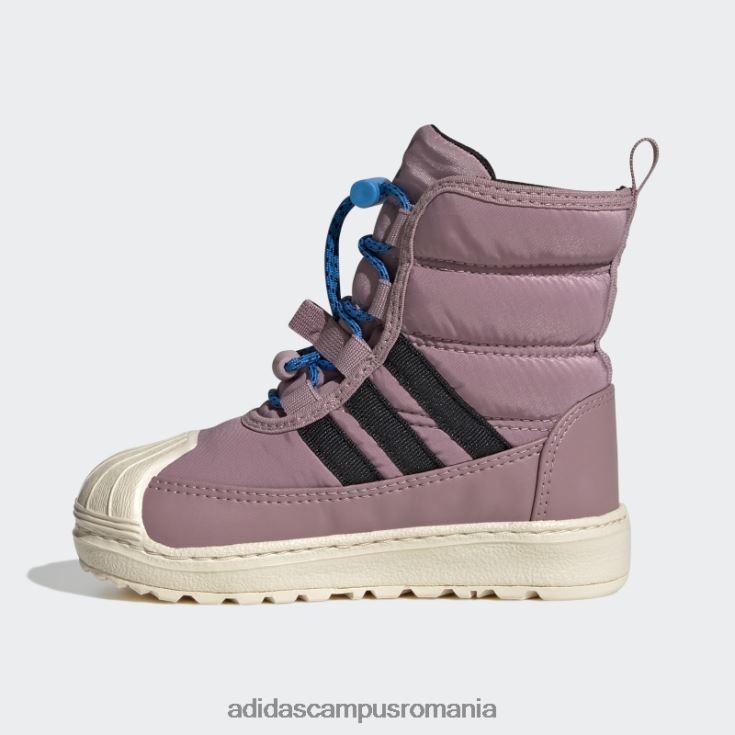adidas campus romania cizme blue rush superstar 360 2.0 stilate copii papură mov/negru/albastru J266N211207