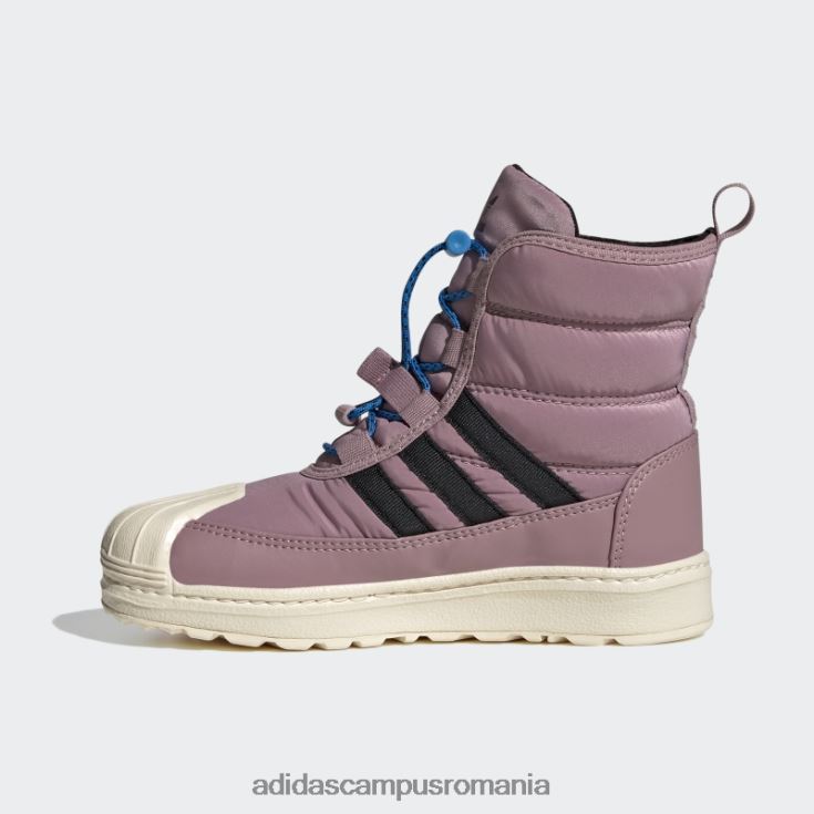 adidas campus romania cizme hot blue rush superstar 360 2.0 copii papură mov/negru/albastru J266N211219