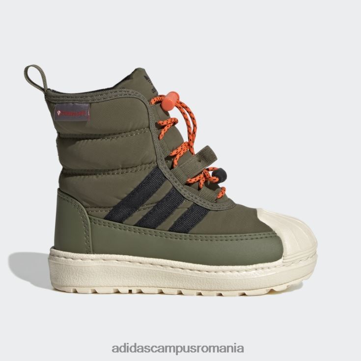 adidas campus romania cizme superstar 360 2.0 olive copii măsline/negru/portocaliu J266N218055