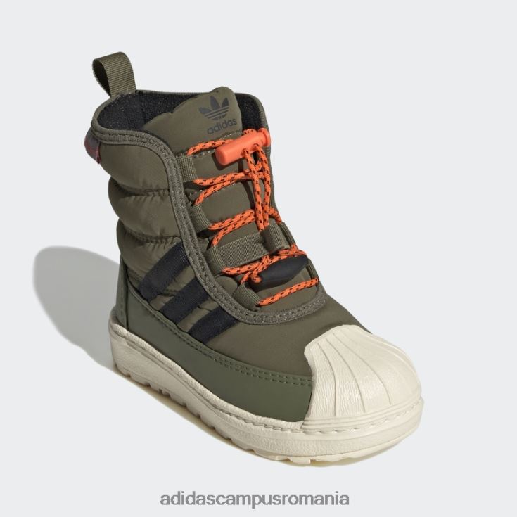 adidas campus romania cizme superstar 360 2.0 olive copii măsline/negru/portocaliu J266N218055