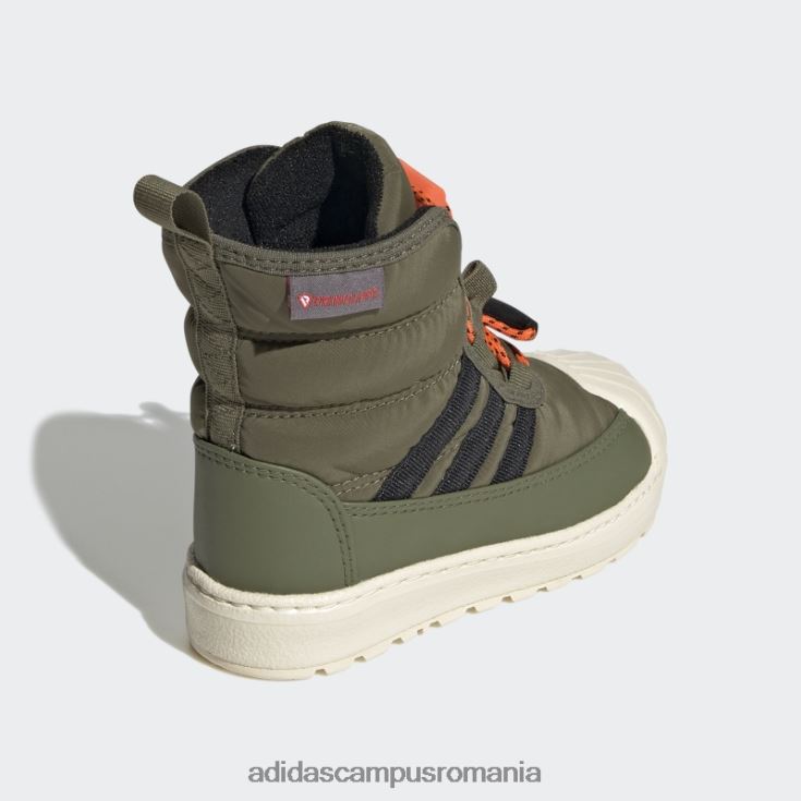 adidas campus romania cizme superstar 360 2.0 olive copii măsline/negru/portocaliu J266N218055