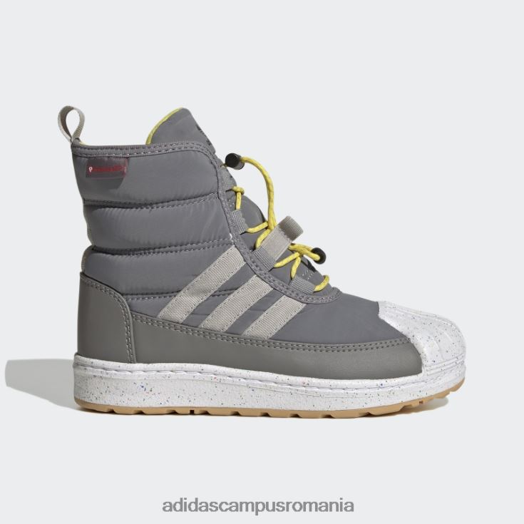 adidas campus romania cizme superstar 360 gri copii gri/galben J266N218253