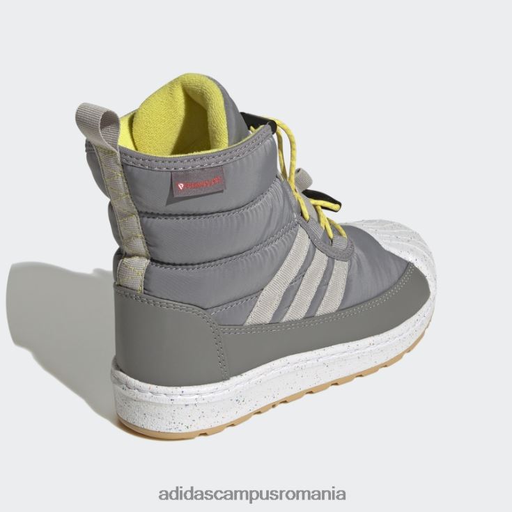 adidas campus romania cizme superstar 360 gri copii gri/galben J266N218253