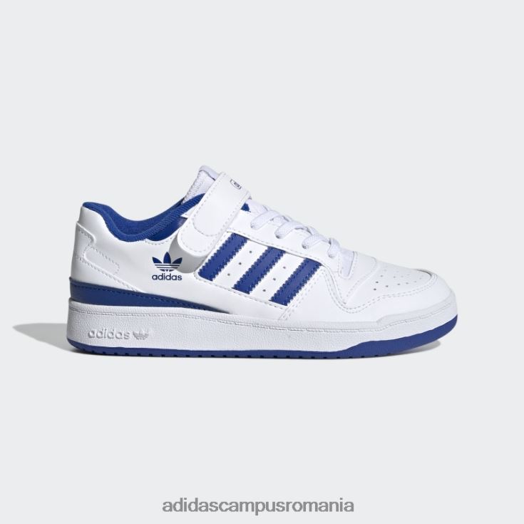 adidas campus romania fashion forum pantofi joase albastru regal copii alb/albastru regal J266N217899