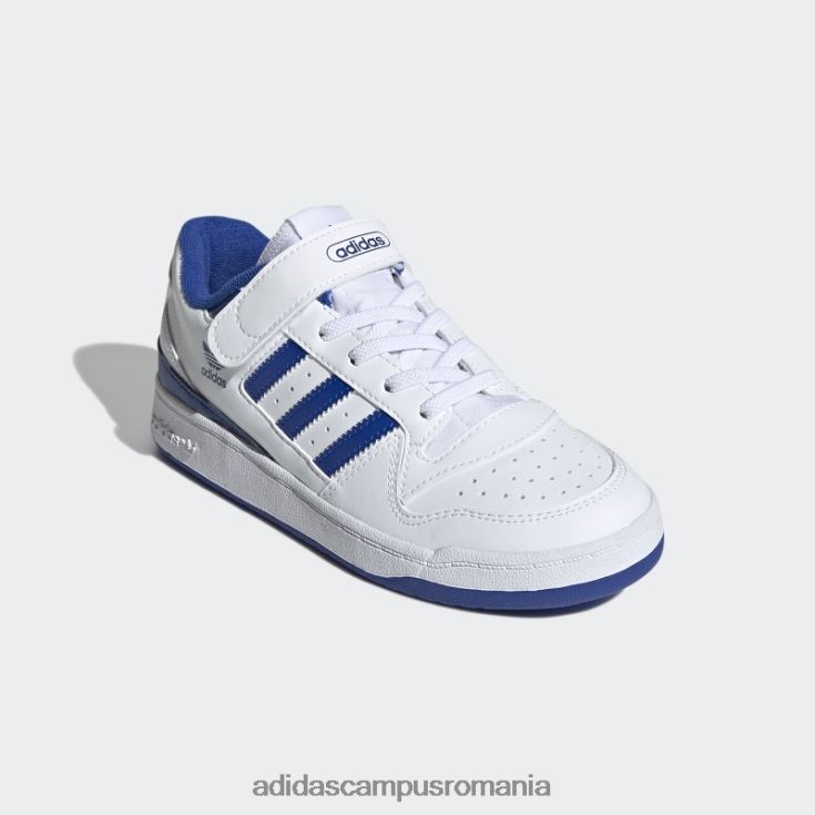 adidas campus romania fashion forum pantofi joase albastru regal copii alb/albastru regal J266N217899