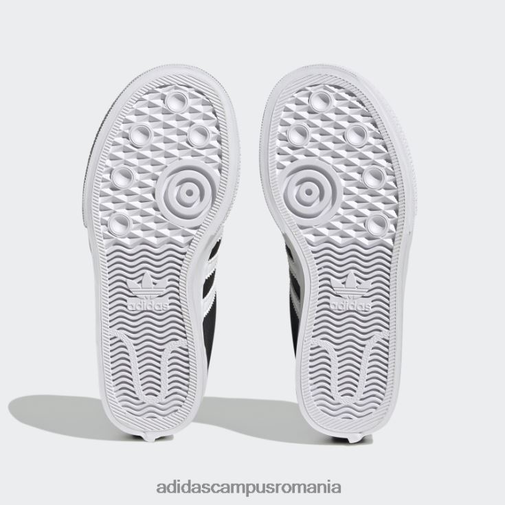 adidas campus romania fashion nizza pantofi cu platformă alb copii alb negru J266N217988