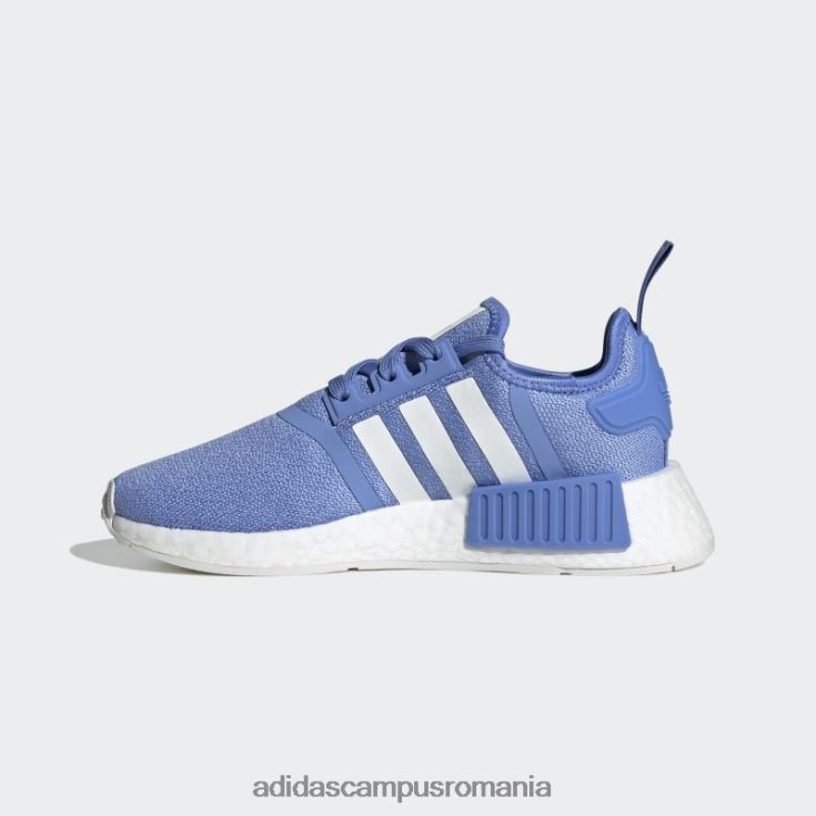 adidas campus romania fierbinte nmd-r1 pantofi albi copii albastru alb J266N211193