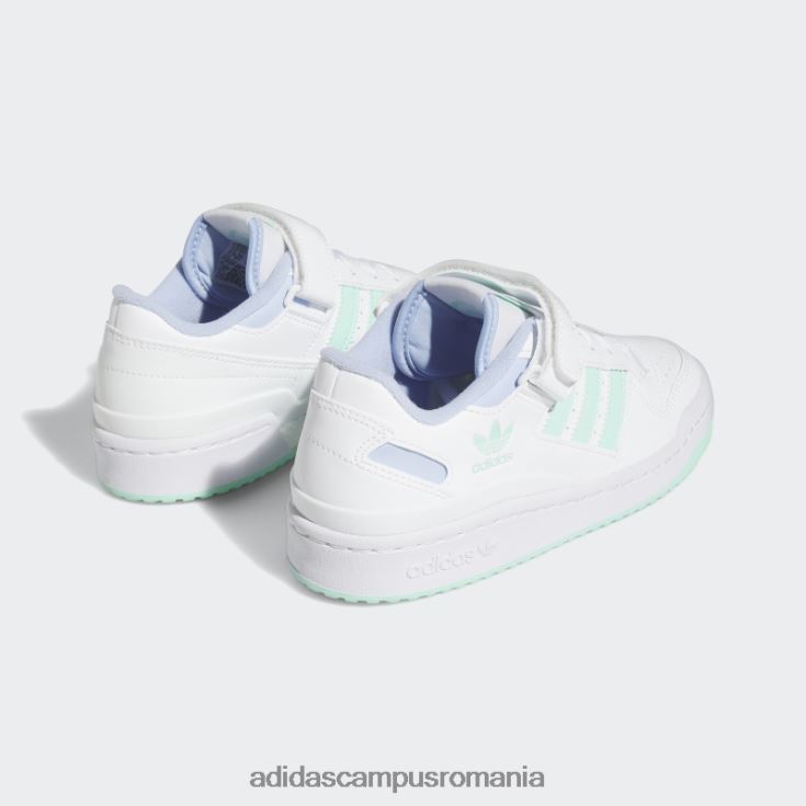 adidas campus romania forum blue Dawn pantofi jos copii zori alb/verde/albastru J266N217913