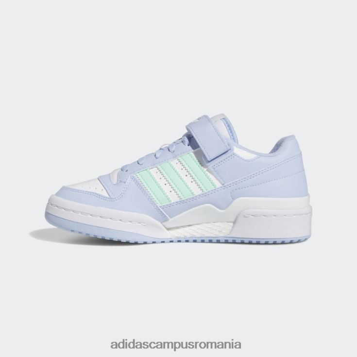 adidas campus romania forum low blue Dawn pantofi copii zori alb/verde/albastru J266N217977