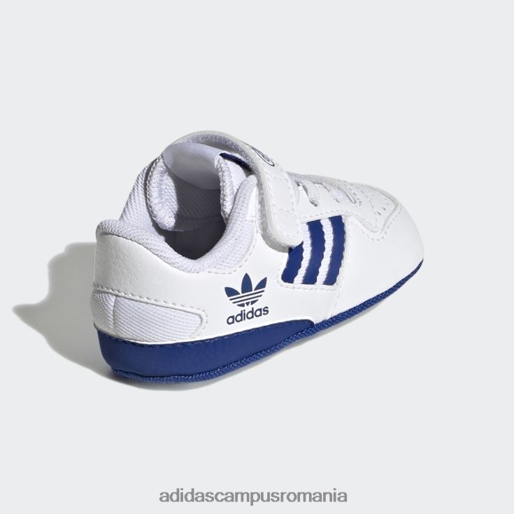 adidas campus romania forum pantofi joase albastru regal fashion copii alb/albastru regal J266N217825
