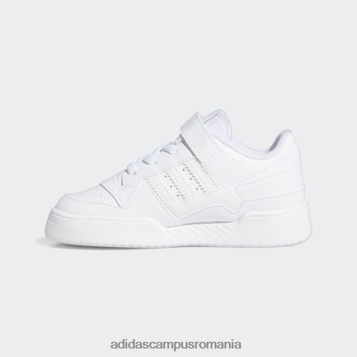 adidas campus romania forum pantofi jos albi copii alb J266N211418