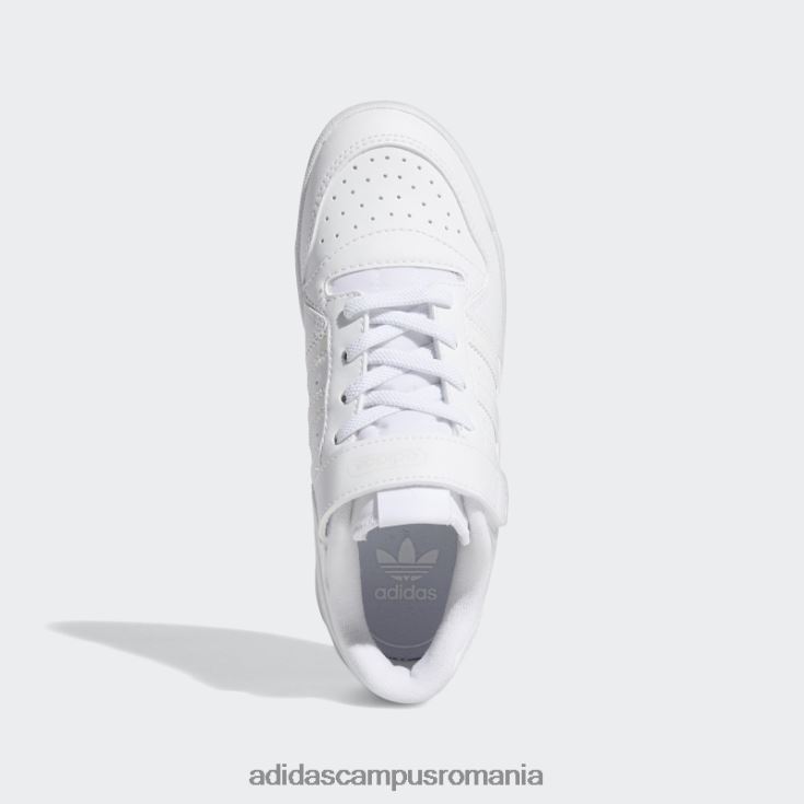 adidas campus romania forum pantofi jos albi copii alb J266N217828