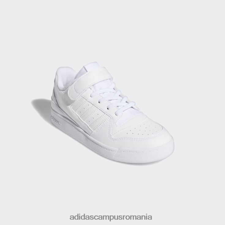 adidas campus romania forum pantofi jos albi copii alb J266N217828
