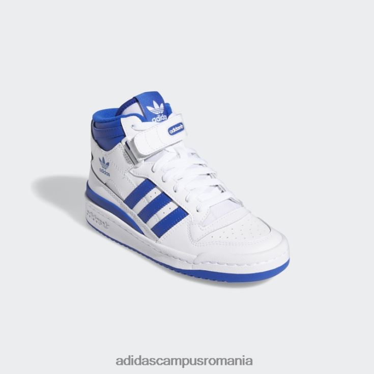 adidas campus romania forum pantofi mijlocii albastru regal fashion copii alb/albastru regal J266N211069