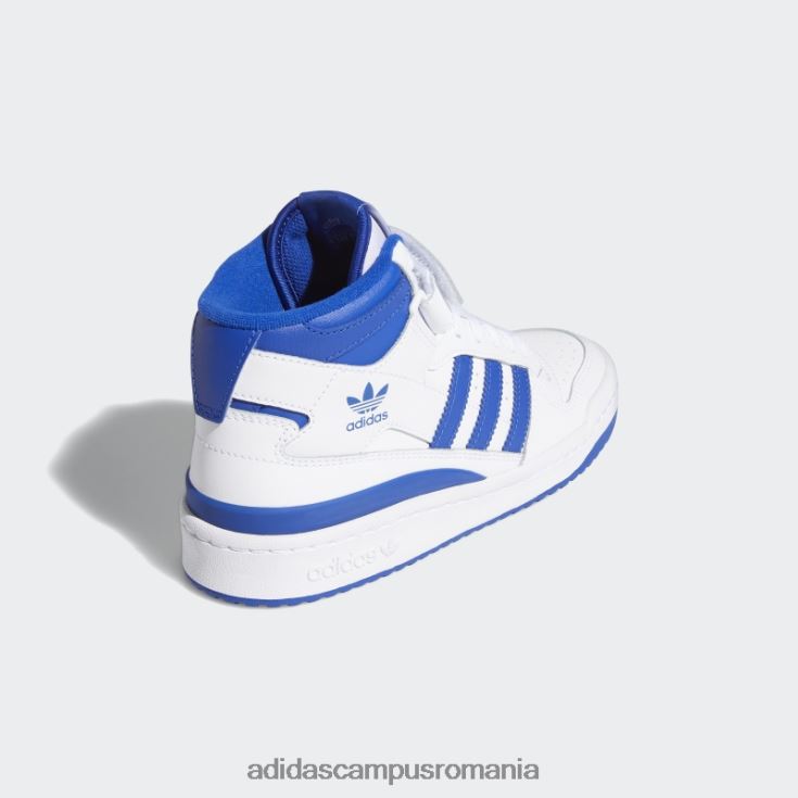 adidas campus romania forum pantofi mijlocii albastru regal fashion copii alb/albastru regal J266N211069