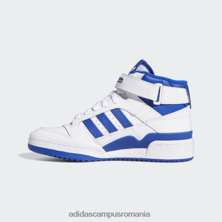 adidas campus romania forum pantofi mijlocii albastru regal fashion copii alb/albastru regal J266N211069