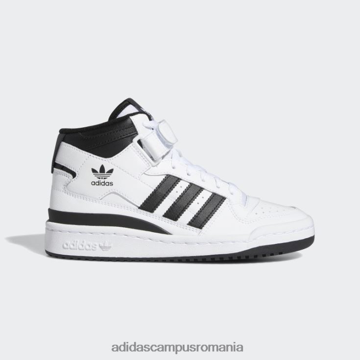 adidas campus romania forum pantofi mijlocii negru fashion copii alb negru J266N217848
