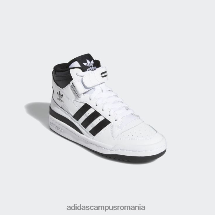 adidas campus romania forum pantofi mijlocii negru fashion copii alb negru J266N217848
