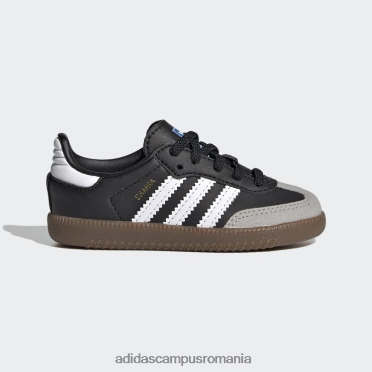 adidas campus romania gum samba og pantofi moda copii negru/gumă J266N217634