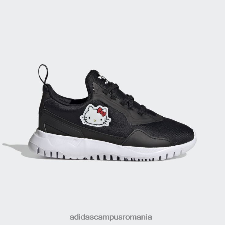 adidas campus romania hello kitty originals pantofi flex negri copii negru/alb/rosu J266N218074