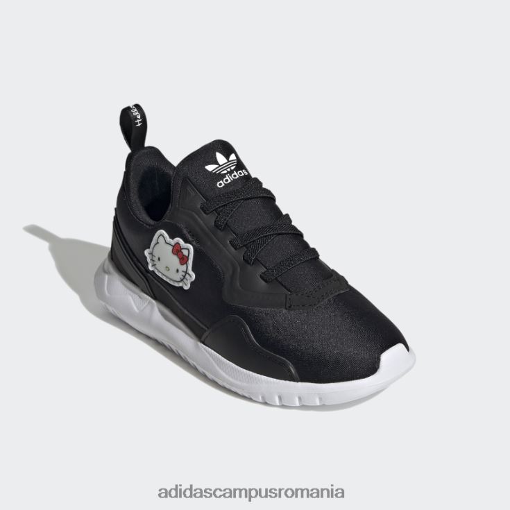 adidas campus romania hello kitty originals pantofi flex negri copii negru/alb/rosu J266N218074
