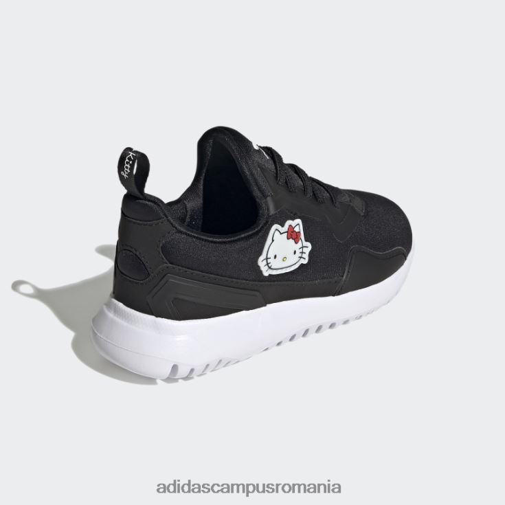 adidas campus romania hello kitty originals pantofi flex negri copii negru/alb/rosu J266N218074