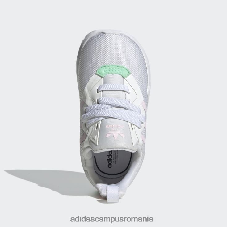 adidas campus romania mint originals flex pantofi eleganti copii alb/roz/mentă J266N218113