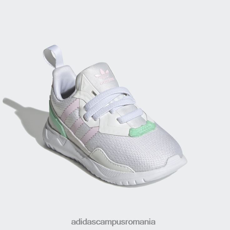 adidas campus romania mint originals flex pantofi eleganti copii alb/roz/mentă J266N218113