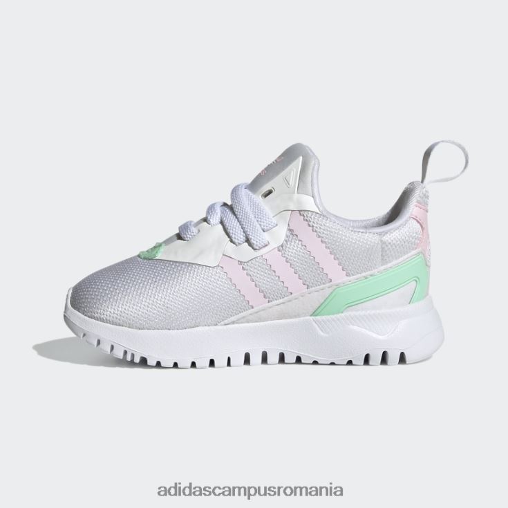 adidas campus romania mint originals flex pantofi eleganti copii alb/roz/mentă J266N218113