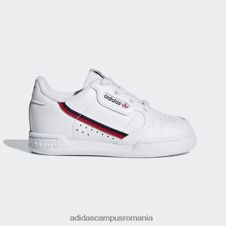 adidas campus romania modă pantofi continental 80 bleumarin copii alb/stacojiu/marin J266N217921