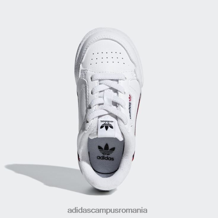 adidas campus romania modă pantofi continental 80 bleumarin copii alb/stacojiu/marin J266N217921