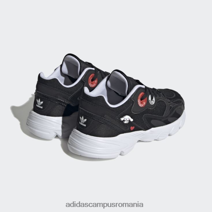 adidas campus romania modă pantofi roșii astir copii negru/alb/rosu J266N211128