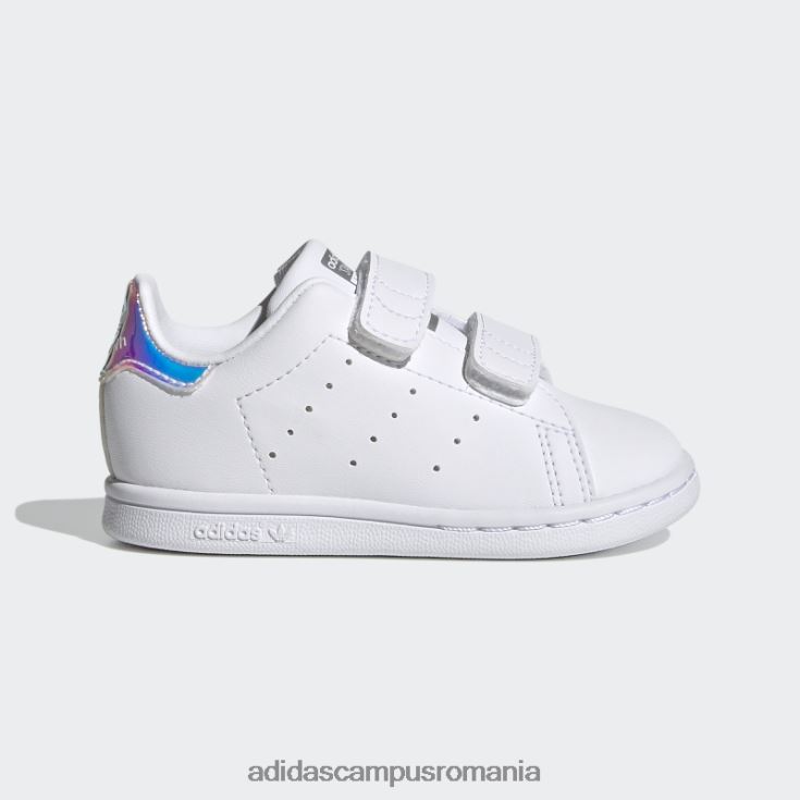 adidas campus romania moda pantofi stan smith argintiu copii alb/argintiu J266N217799
